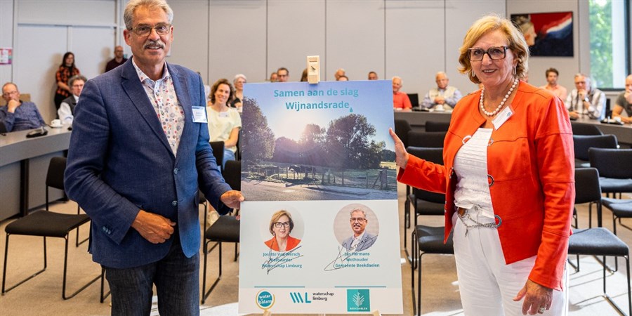 Bericht Waterschap Limburg en gemeente Beekdaelen samen aan de slag met aanpak wateroverlast bekijken